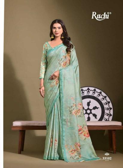 Shorya ruchi saisha digital print tussar silk surat saree online shopping