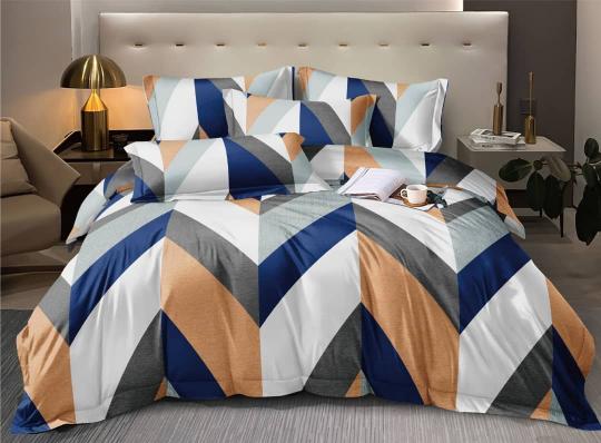 Shorya siara glace cotton with 2 pilot covers bedsheet 