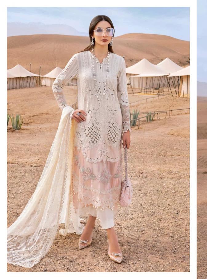 Shraddha designer maria b lawn pure cotton indian salwar suit 