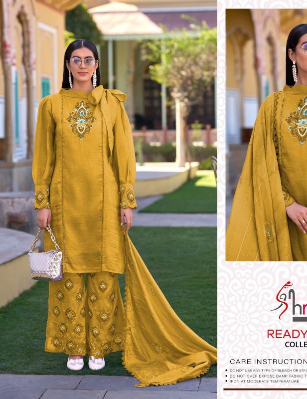 Shree fab d.no-1784 gold cursh khatli work wholesale salwar kameez suppliers in surat