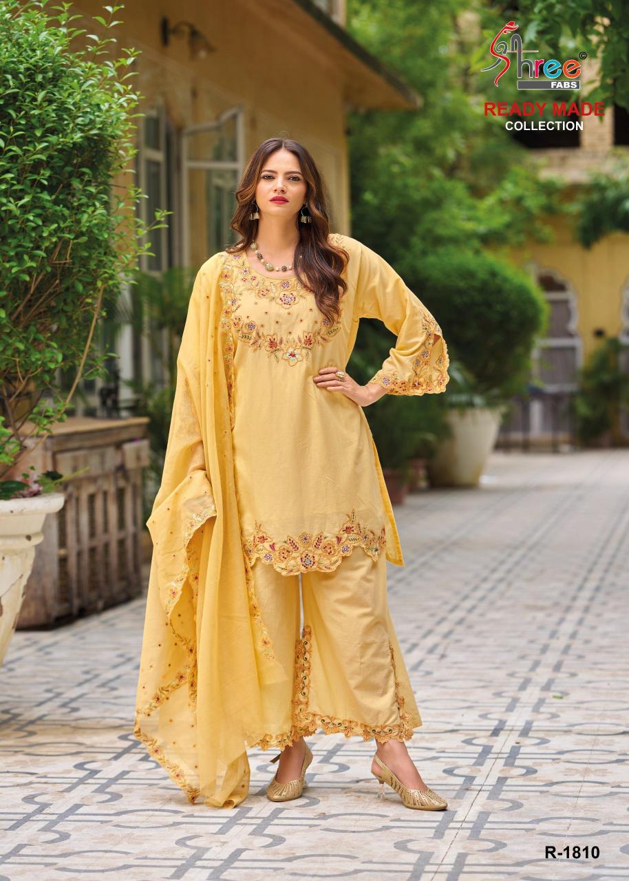 Shree fab d.no-1810 readyment cottan kurti sets online india