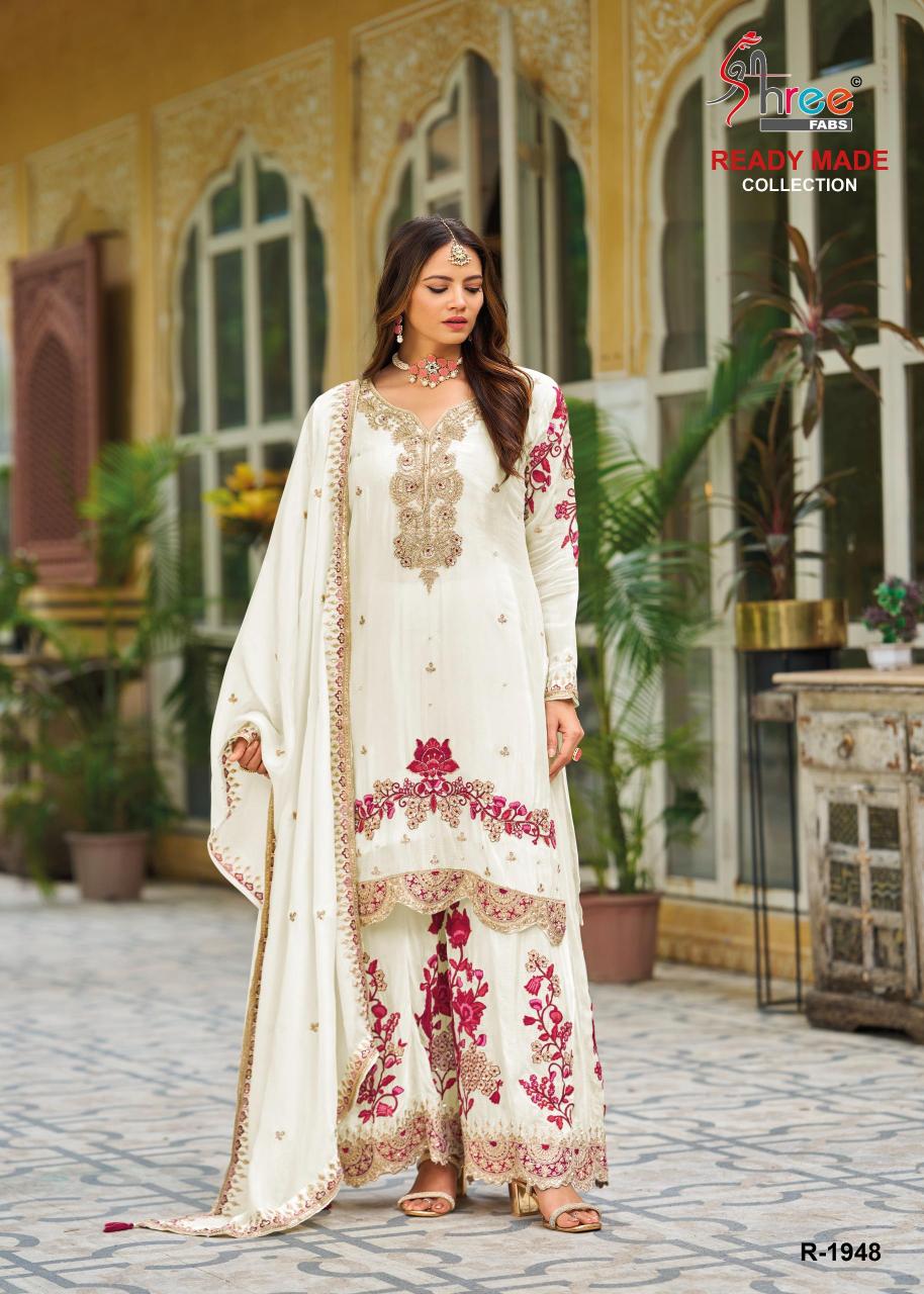Shree fab d.no-1948 air tex chinon wholesale salwar kameez mart