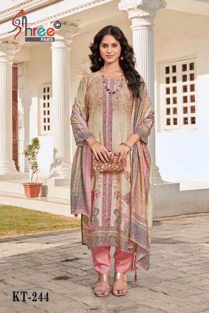 Shree fab d no-KT-244 viscous digital print dress material brands in india