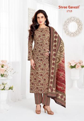 Shree ganesh vaani vol-7 cotton printed simple indian dress material
