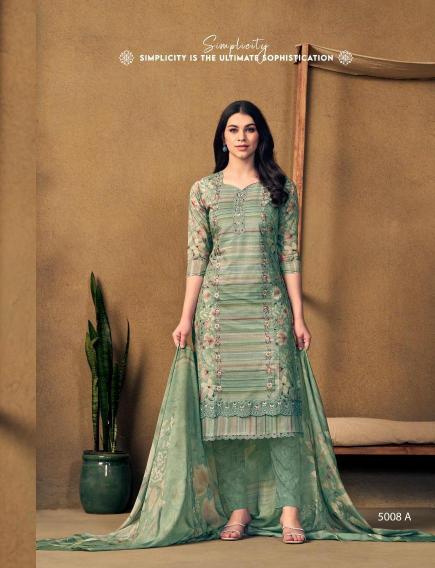 Simar glossy bani digital print indian new dress material design