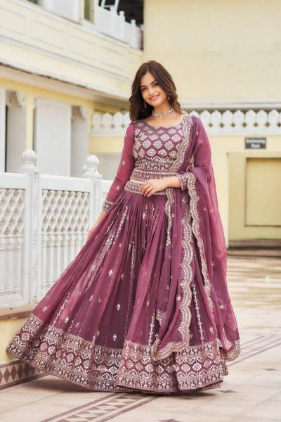 Sn 2305 Designer Faux Georgette Lehengha choli online shopping in Mumbai