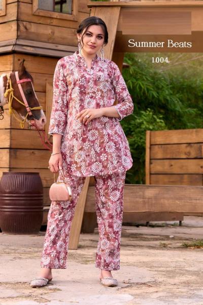 Summer Beats vol 3 Printed Co Ord Set Kurti designs in Ahmedabad