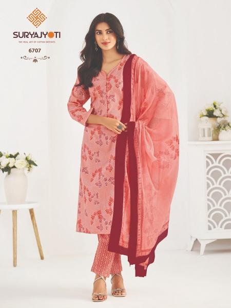 Suryajyoti trendy cotton vol-67 cotton printed 3 pcs factory direct wholesale clothing india for ladies