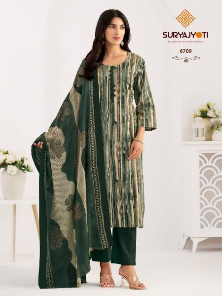 Suryajyoti trendy cotton vol-67 cotton printed indian brand dress material