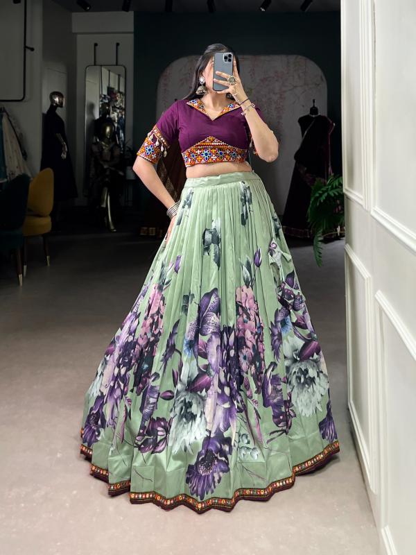 Tasar Silk Co-ord Set 1734 Designer lehenga choli manufacturer