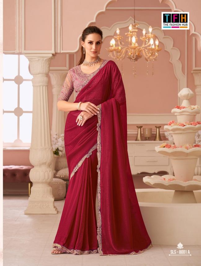 TFH salsa style georgette online saree shopping in surat
