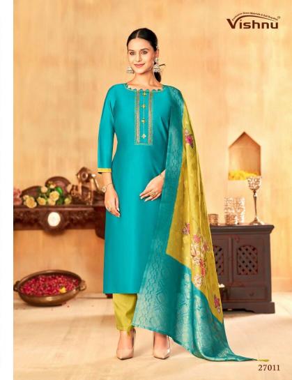 Vishnu vyomika gadwal silk dress material online india