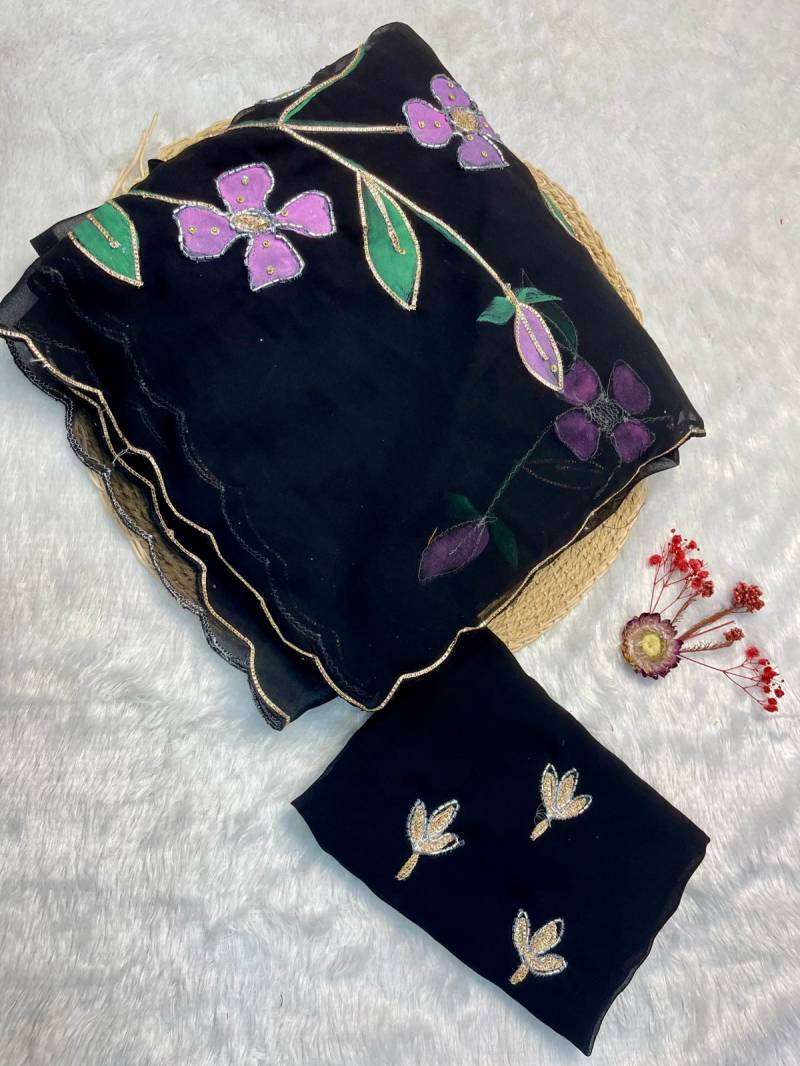 Vt 753 T Georgette Flower Printed Surat saree wholesale price list