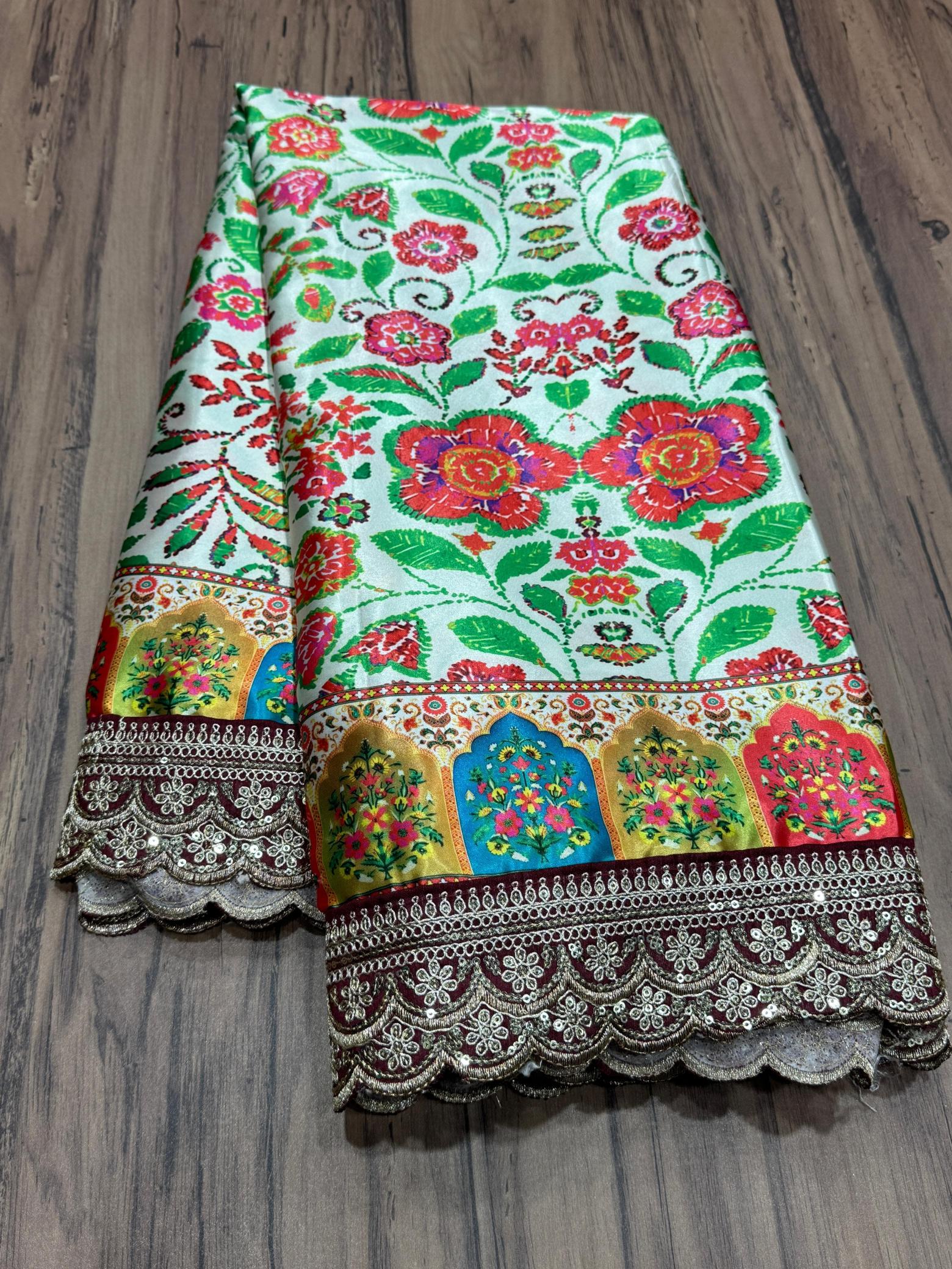 Akshara gajji silk pashmina print surat saree centre
