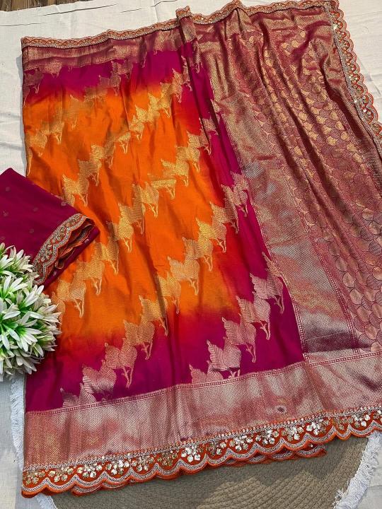 Akshara khadi georgette silk designer surat saree market