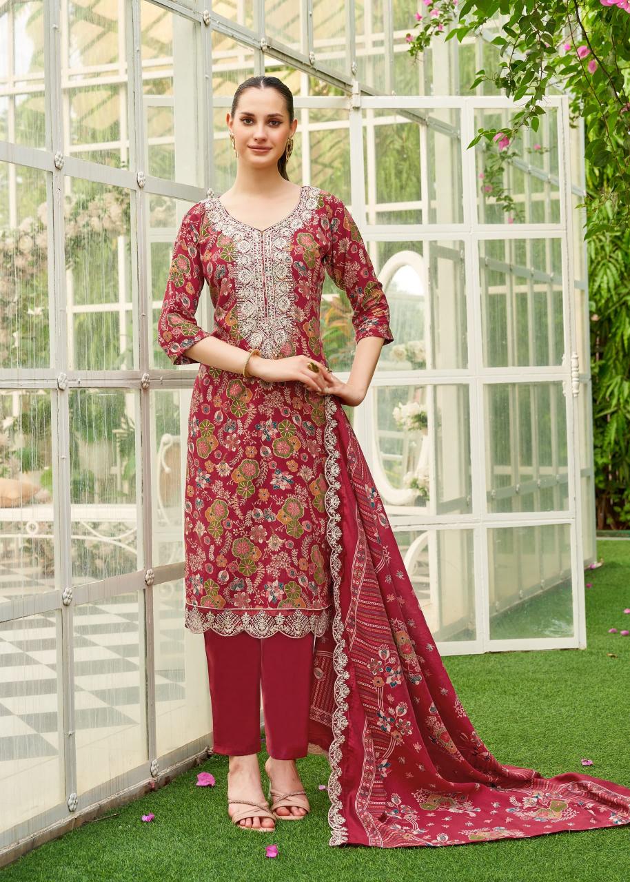 Alok suit black diamond 12 patidar cotton dress material wholesale