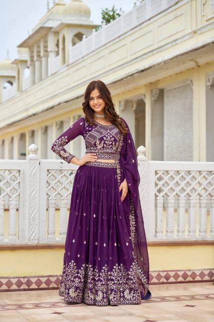 Anamika Vol 105 Georgette Wholesale Lehengha choli manufactre in india