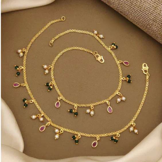 Anklets AK003 Surat imitation jewelry suppliers