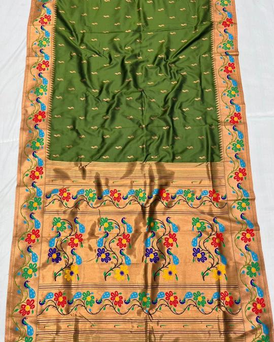 Anupama anuradha paithani soft silk wholesale saree shop surat
