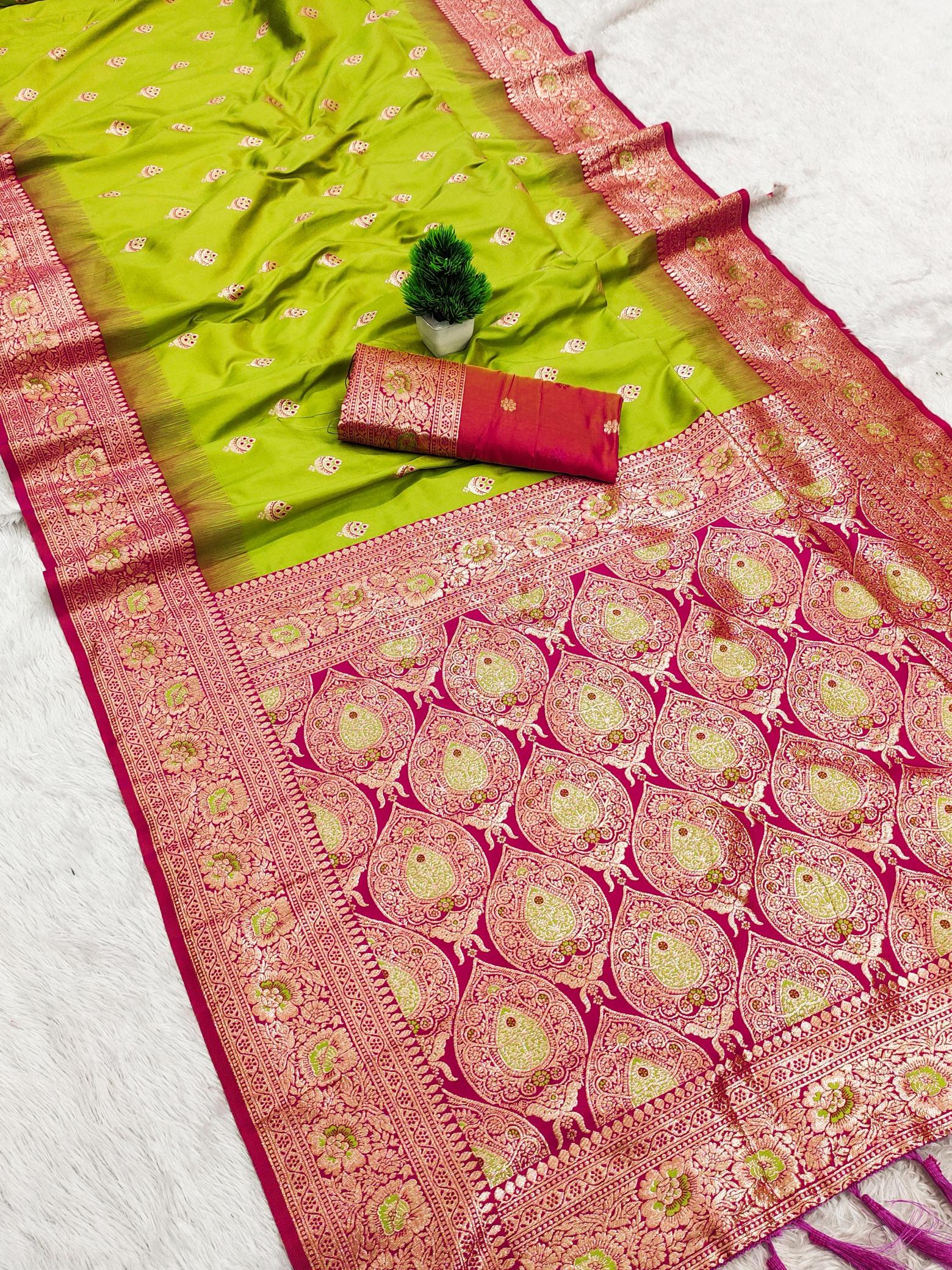 Anupama diya vol-2 soft banarasi silk sareewala