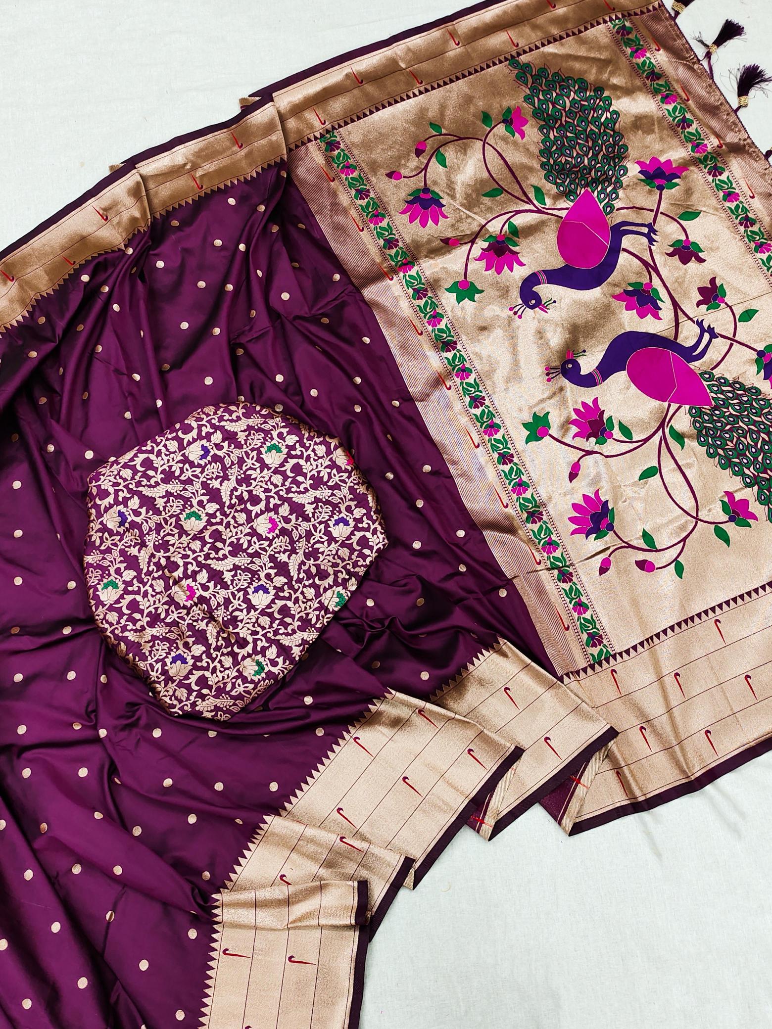 Anupama kalakruti paithani soft silk surat saree rate
