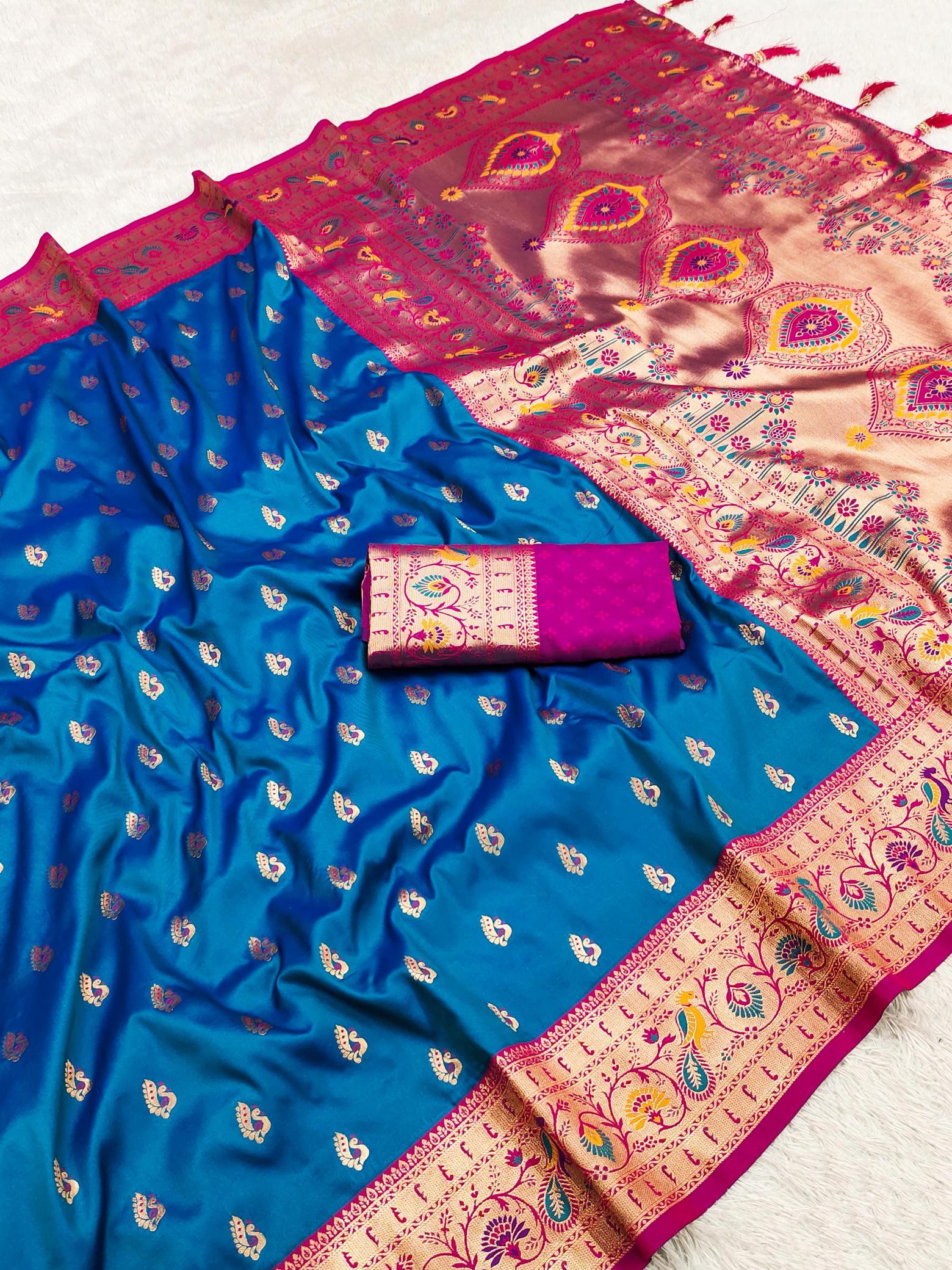 Anupama royal paithani-2 soft silk wholesale saree shops in surat