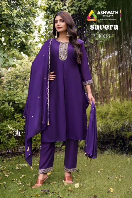 Ashwath savera 3 pcs kurti material wholesale surat 
