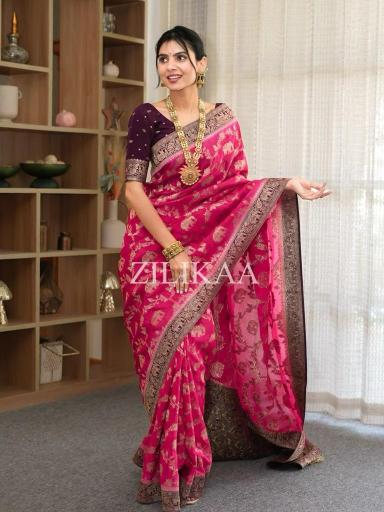 Banarasi Patola 45221 Wholesale saree suppliers in Delhi
