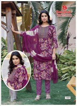 Bandhan devika vol-1 rayon capsule 3 pcs kurtis in surat