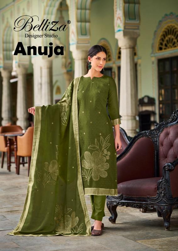 Belliza anuja maheshwari silk dress material wholesale