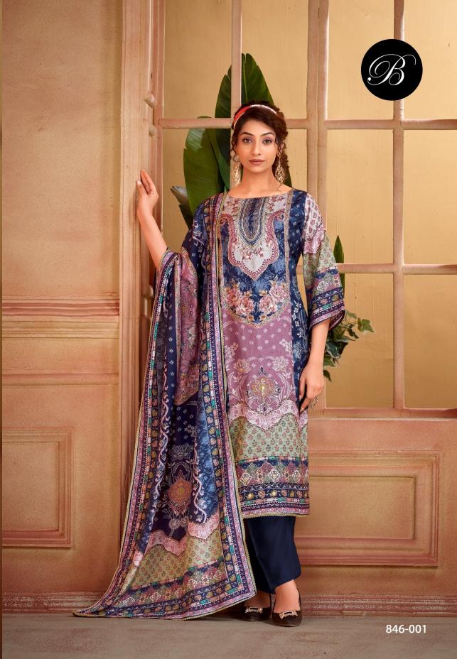 Belliza kanika vol 4 digital print wholesale dress materials in baroda