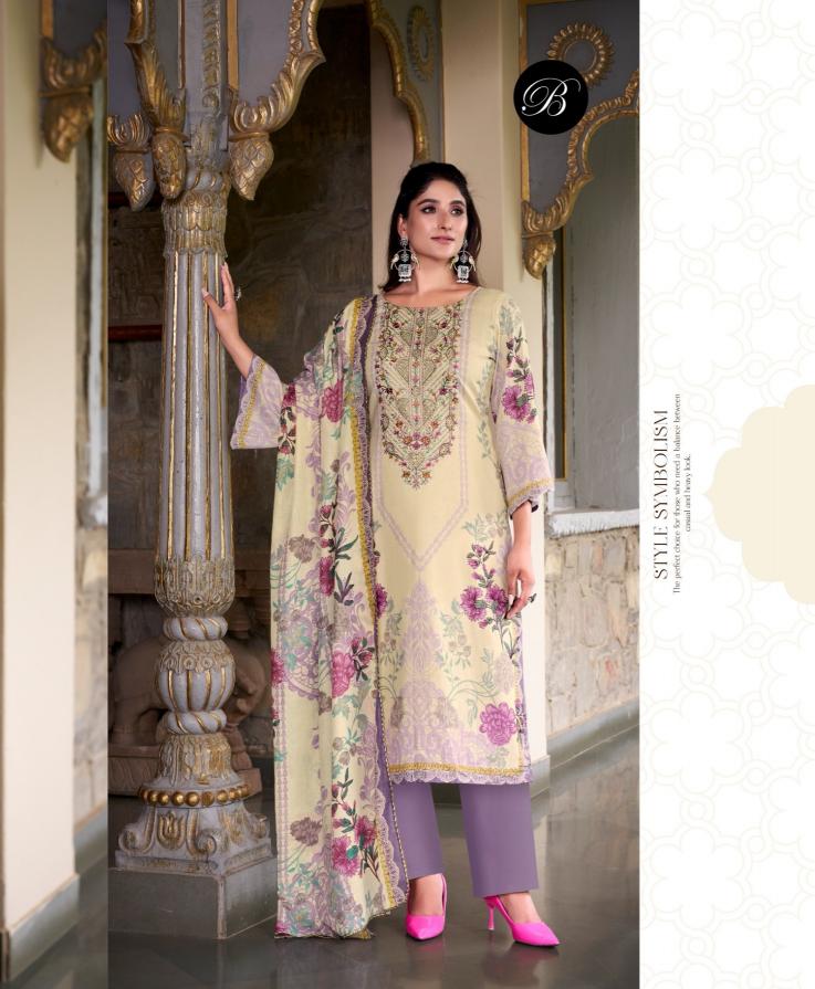 Belliza saiyaara digital print wholesale dress material catalogue