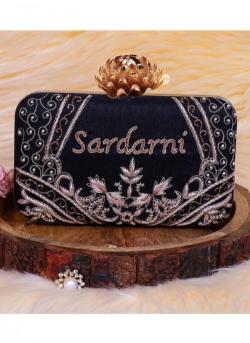 Black Designer Wedding Wear Luxury handbags in bulk