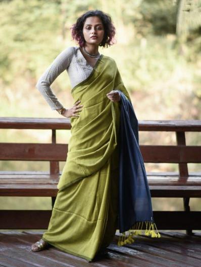 Blousewala khadi cotton india saree wholesale