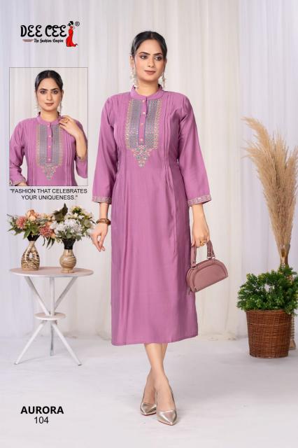 Deecee aurora morni silk surat kurti market wholesale price list 
