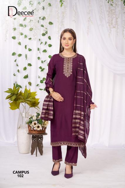 Deecee campus straight 3 pcs kurti online cloth wholesale market