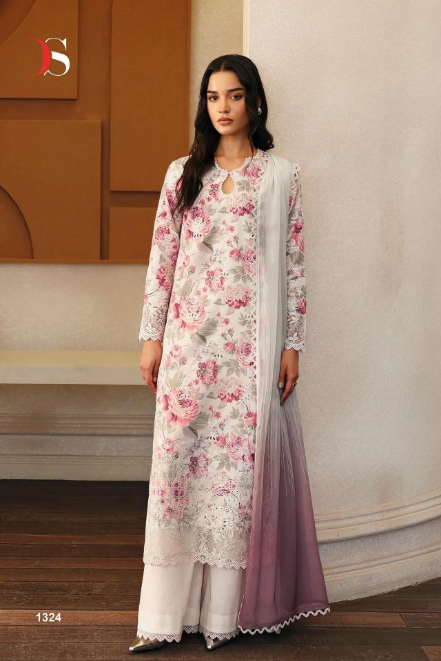 Deepsy afrozen chikankari pakistani sajjan saira wholesale straight salwar suit