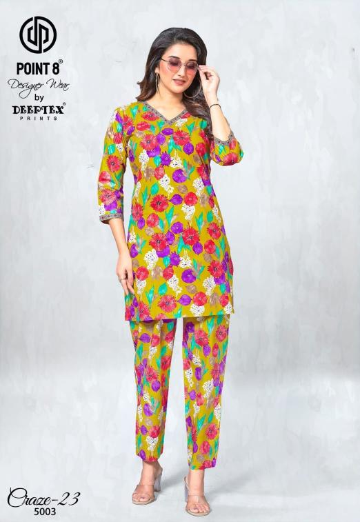 Deeptex craze23 vol-5 coord set women factory direct wholesale clothing india online