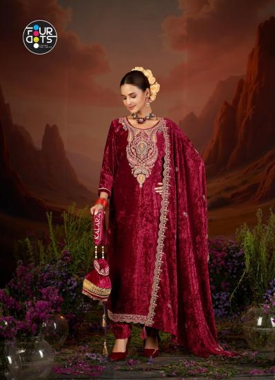 Four Dots Clemence Makhmal  Dress materials Distributors in India