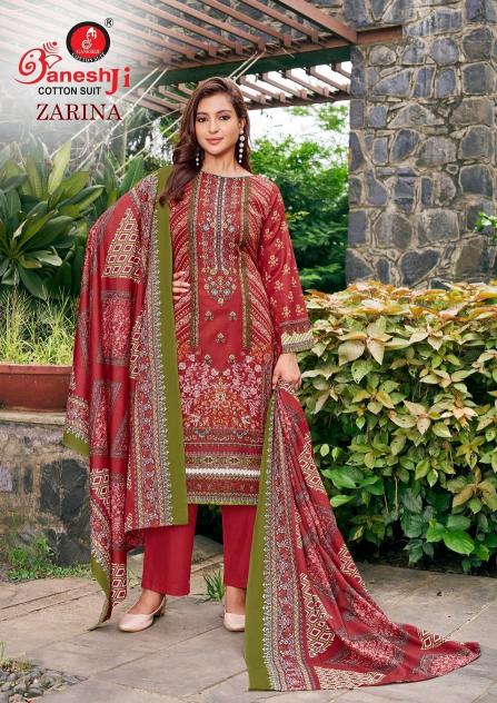 Ganeshji zarina vol-1 soft cotton wax batik dress material wholesale price