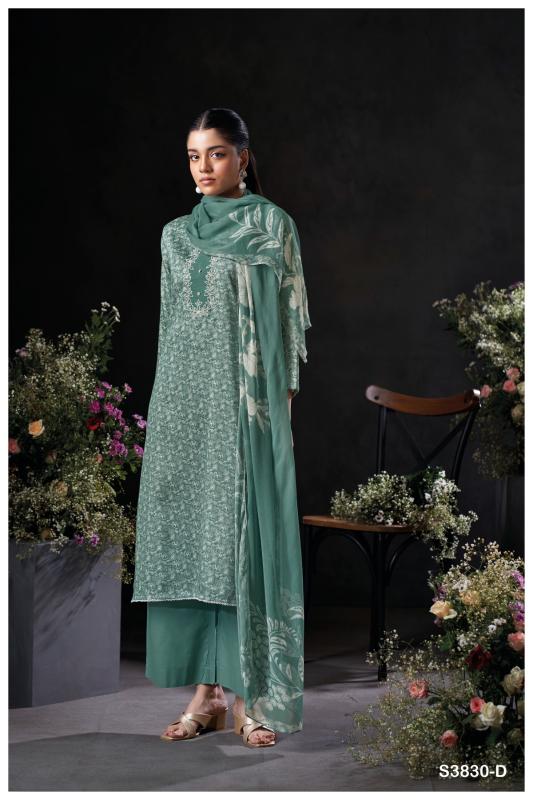 Ganga kaelani 3830 cotton wholesale dress material shops in ernakulam
