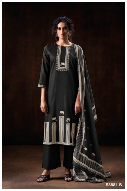 Ganga oriana 3881cotton ladies dress material wholesale