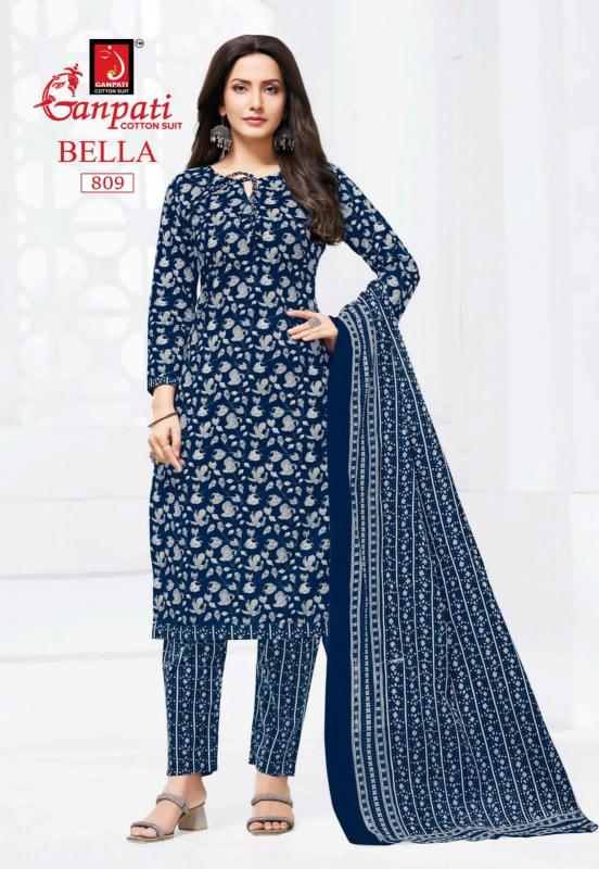 Ganpati bella vol-8 cotton printed 3 pcs kurti wholesale clothing online shopping