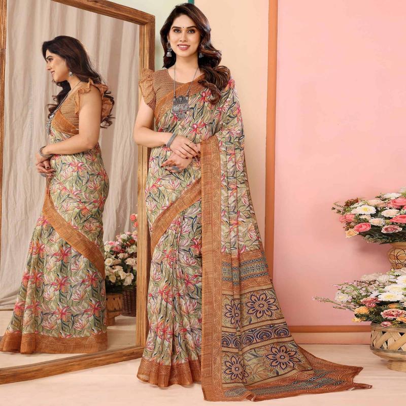 GC kota doriya printed daily wear sarees wholesale surat