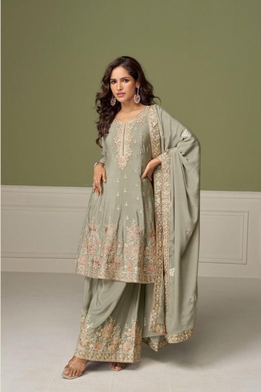 Gulkayra designer nitya real chinon surat salwar suit wholesale market