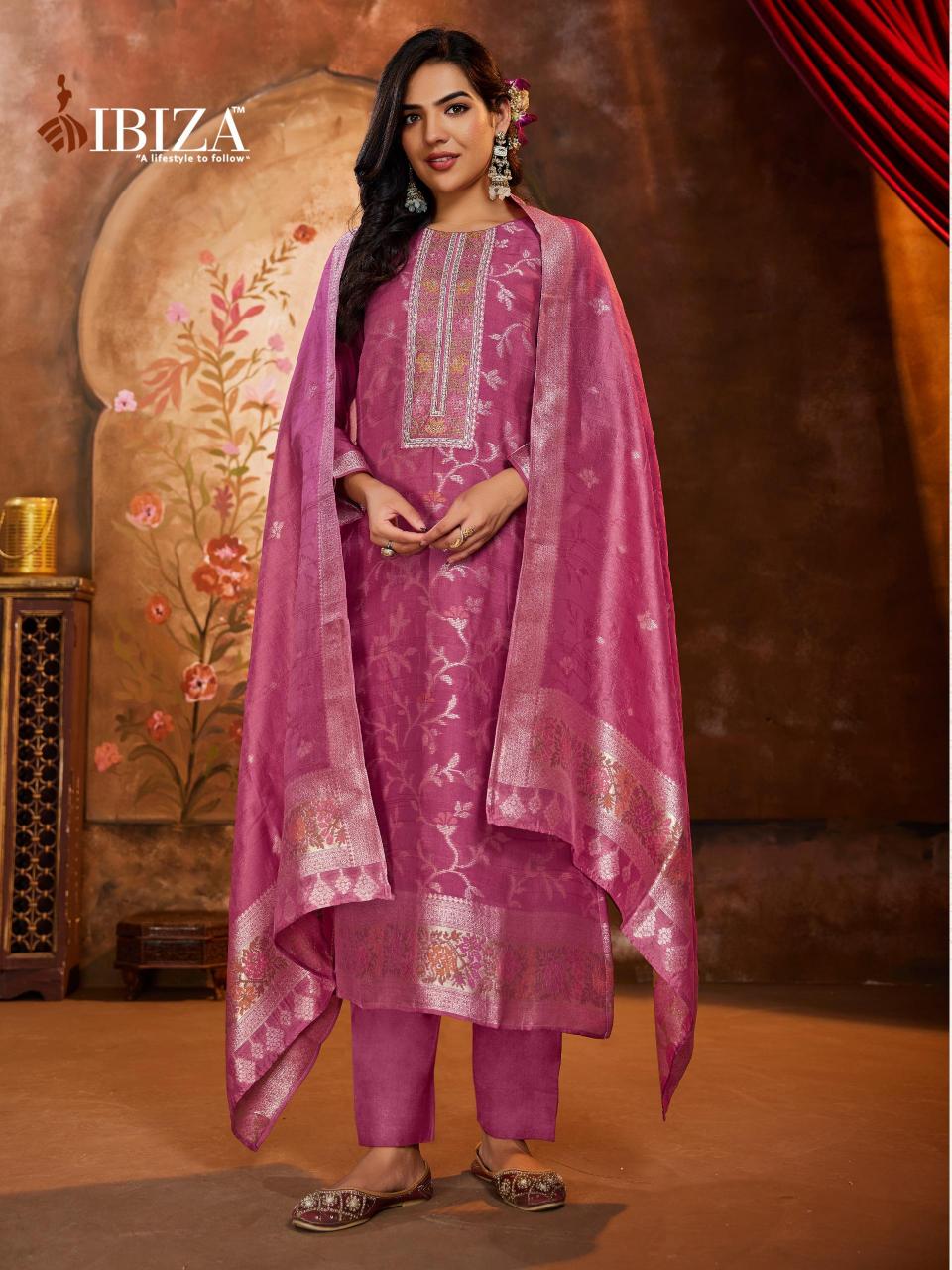 Ibiza forecast kosa silk vinay dress material wholesale