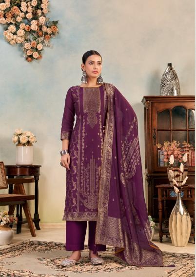 Karma azara banarashi adah 6 cotton surat dress material wholesale price