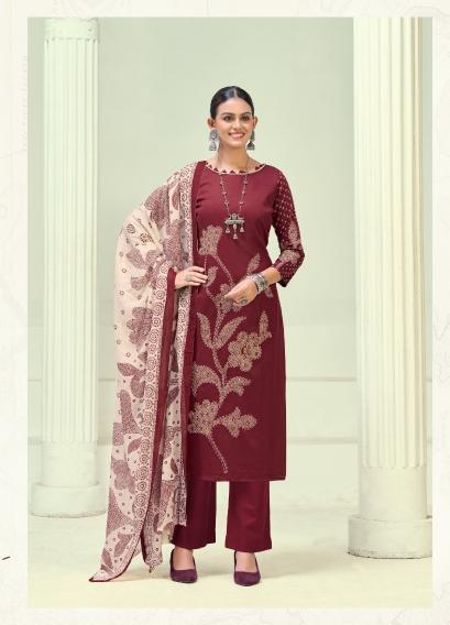 Karma azara jivika 5 cotton dress material in wholesale rate