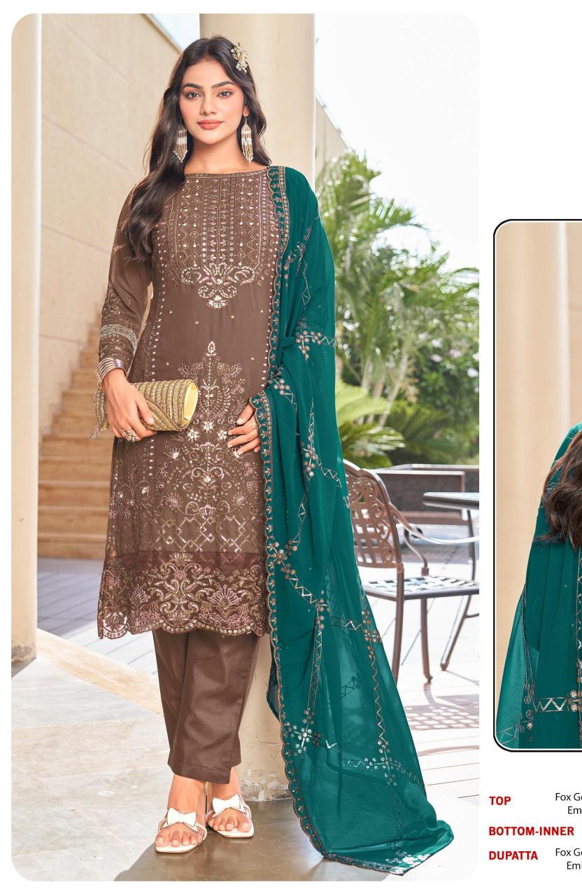 Karma sajida aleeza vol 1 lucknowi dress material wholesalers mumbai