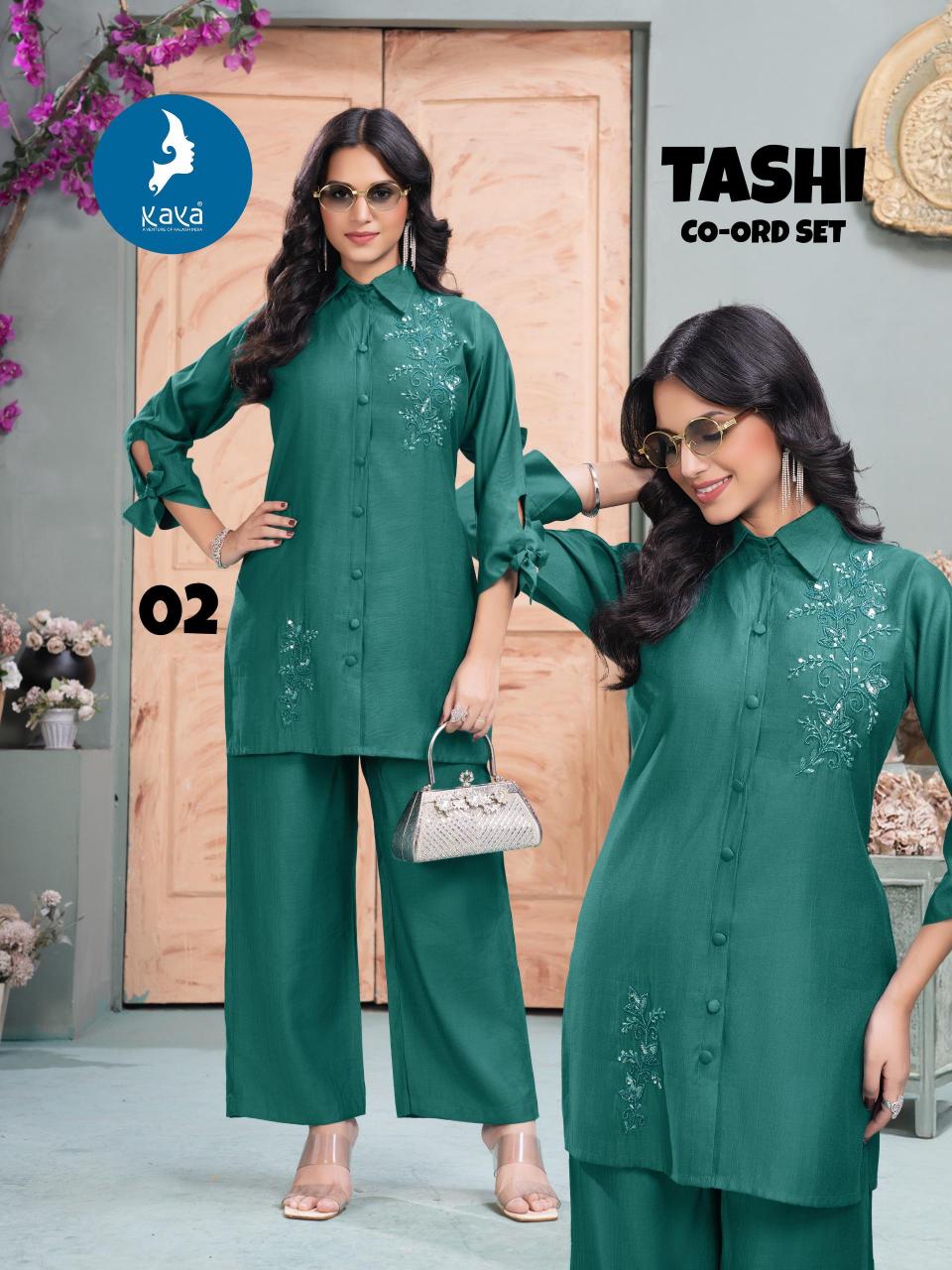 Kaya tashi vertican coord set womens clothing wholesale suppliers in india